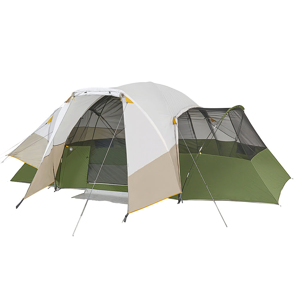 8-Person Family Camping Tent with Divider and Vestibule