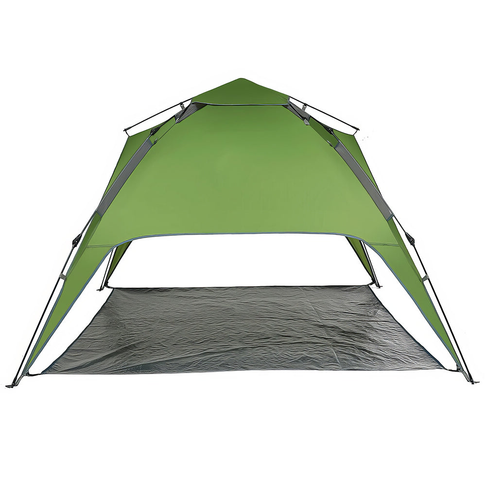 4 Person Pop Up Camping Tent, Waterproof & Windproof with Footprint