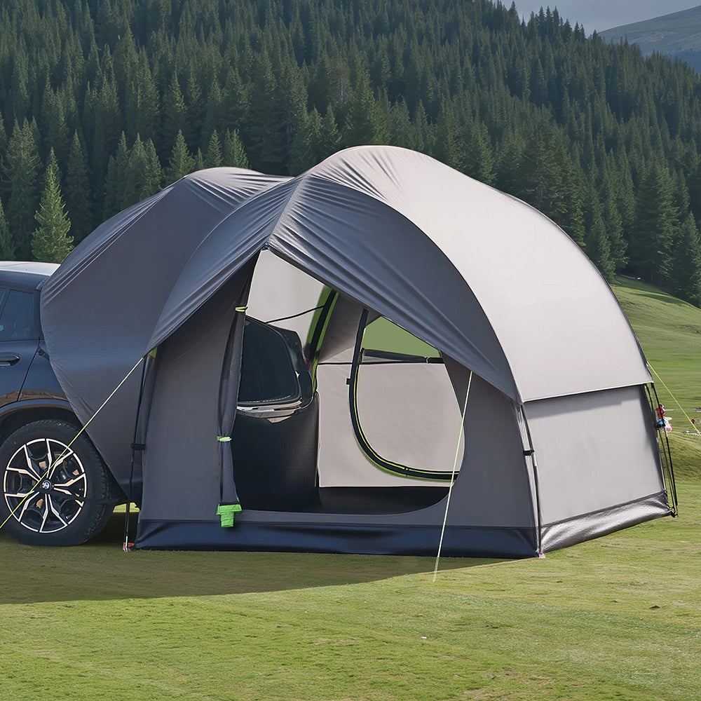 SUV Camping Tent 5-8 Person with Double Door Car Rear Attachment