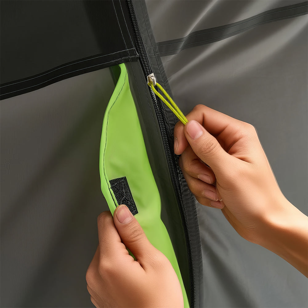 SUV Camping Tent 5-8 Person with Double Door Car Rear Attachment